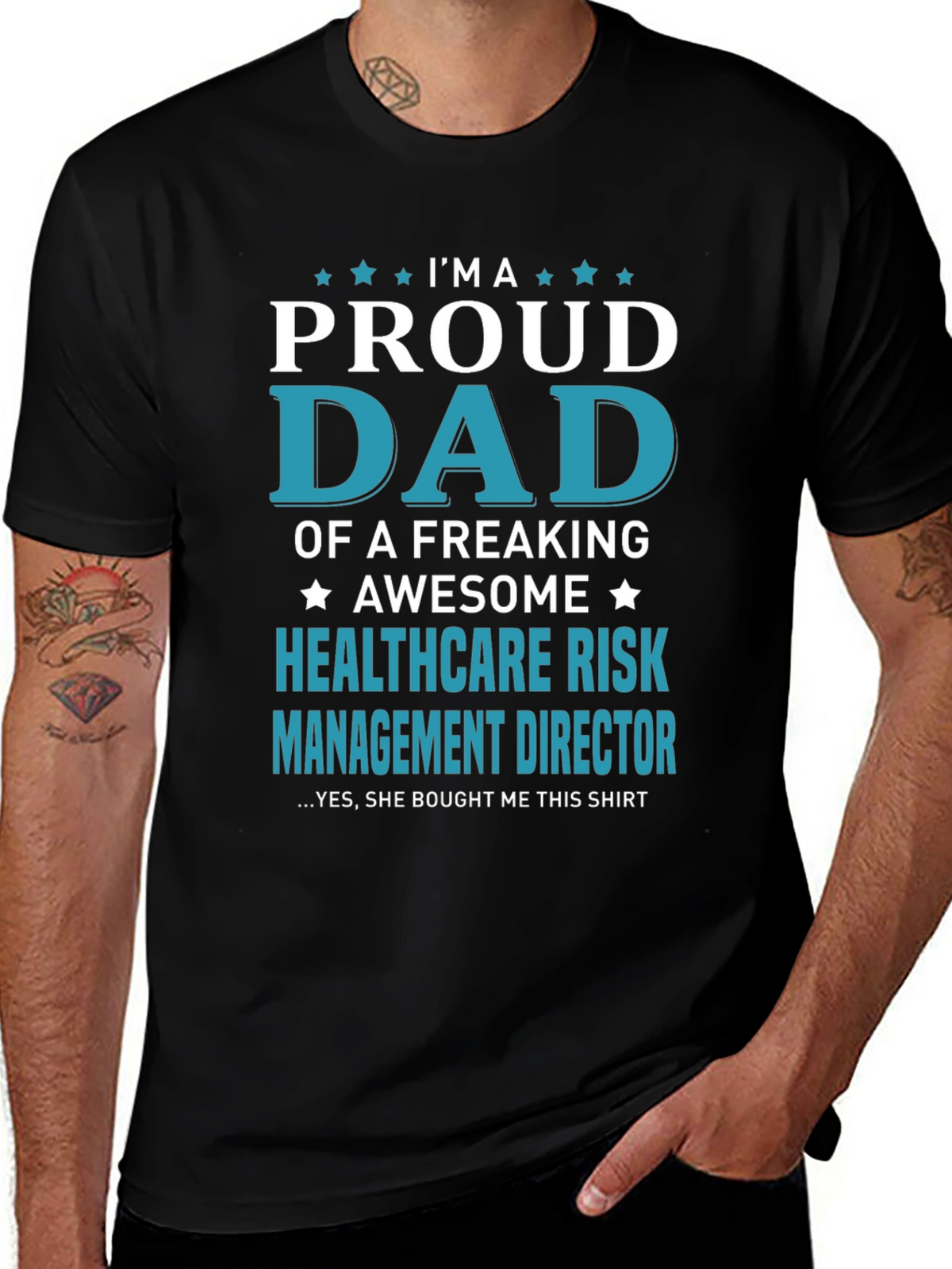 Proud Dad Healthcare Risk Mgmt T-Shirt