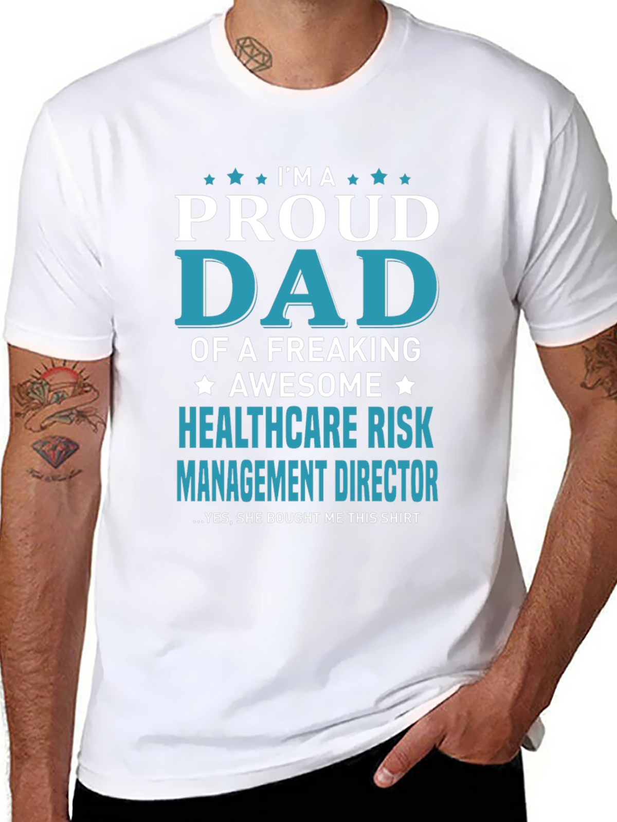 Proud Dad Healthcare Risk Mgmt T-Shirt