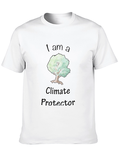 Climate Protector Tree Graphic Black T-Shirt