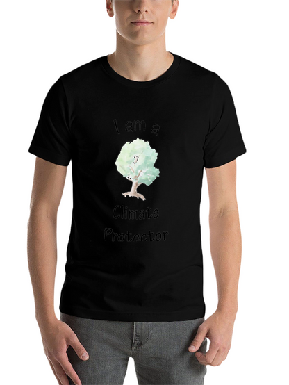 Climate Protector Tree Graphic Black T-Shirt