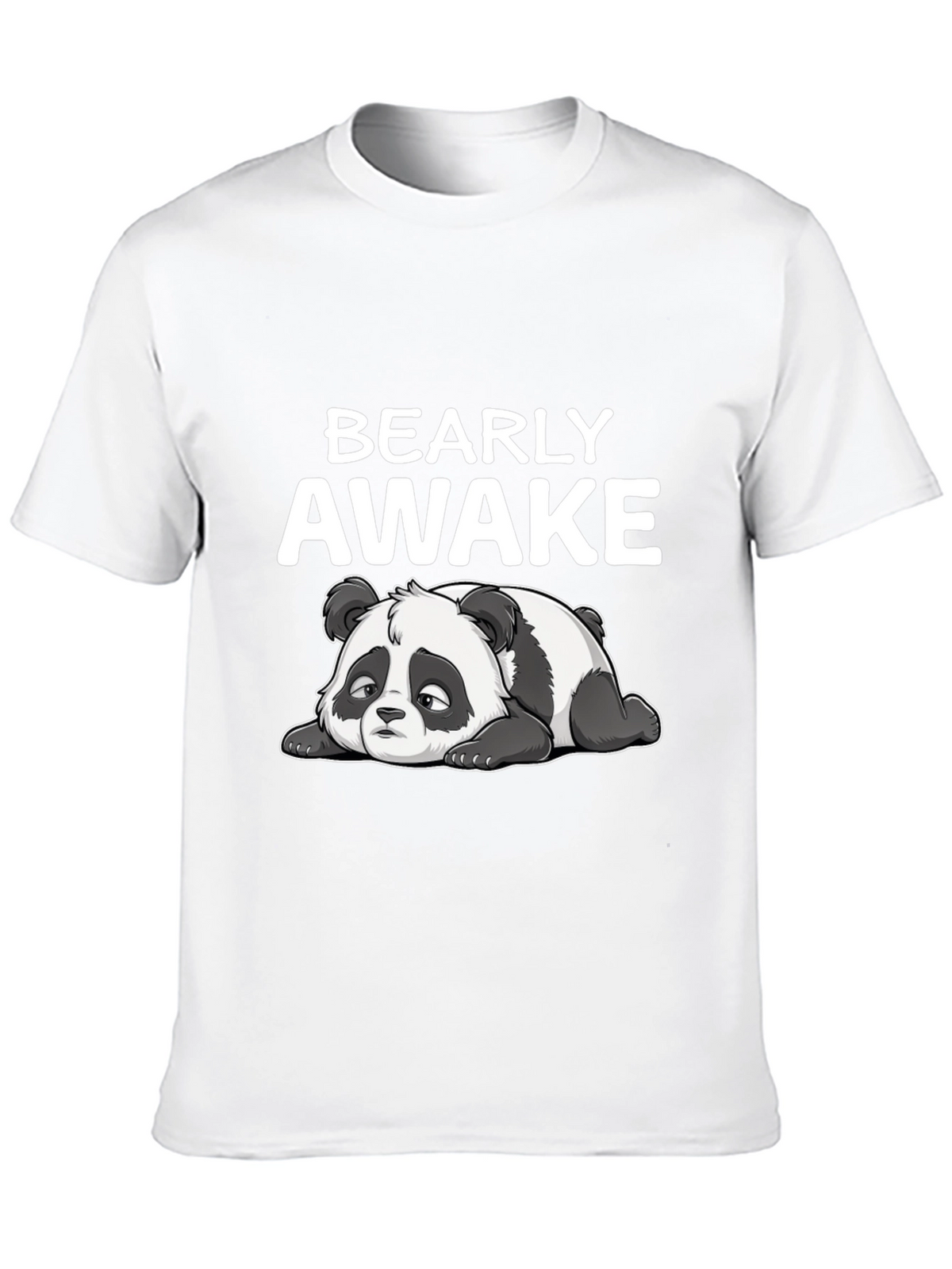 Bearly Awake T-Shirt - Funny Panda Tee
