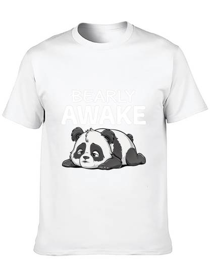 Bearly Awake T-Shirt - Funny Panda Tee