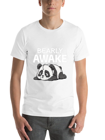Bearly Awake T-Shirt - Funny Panda Tee