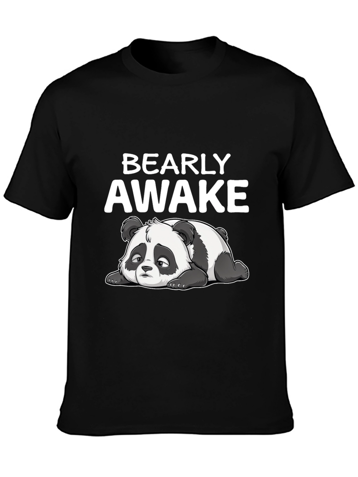 Bearly Awake T-Shirt - Funny Panda Tee