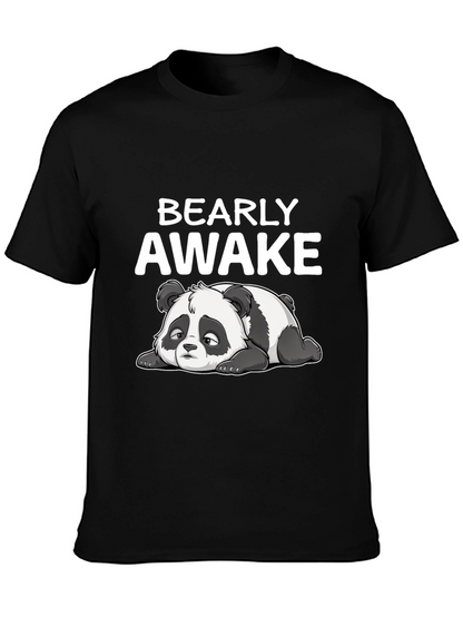 Bearly Awake T-Shirt - Funny Panda Tee