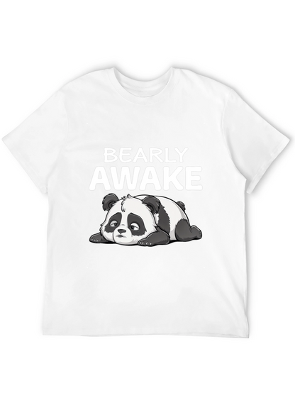 Bearly Awake T-Shirt - Funny Panda Tee