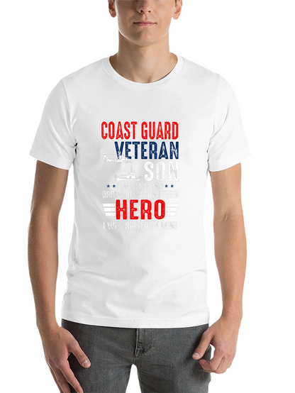 Coast Guard Veteran Son T-Shirt Hero