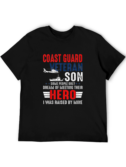 Coast Guard Veteran Son T-Shirt Hero