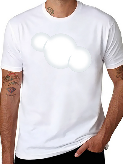Cloud Graphic T-Shirt - Soft Cotton Blend