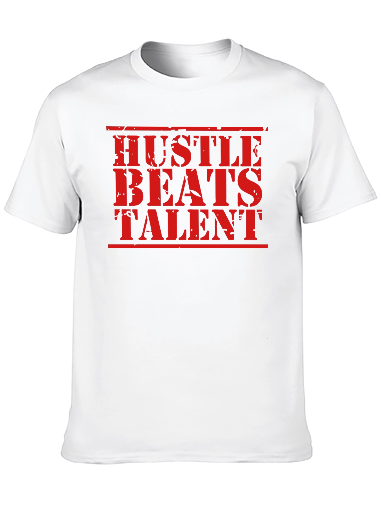 Hustle Beats Talent Graphic T-Shirt