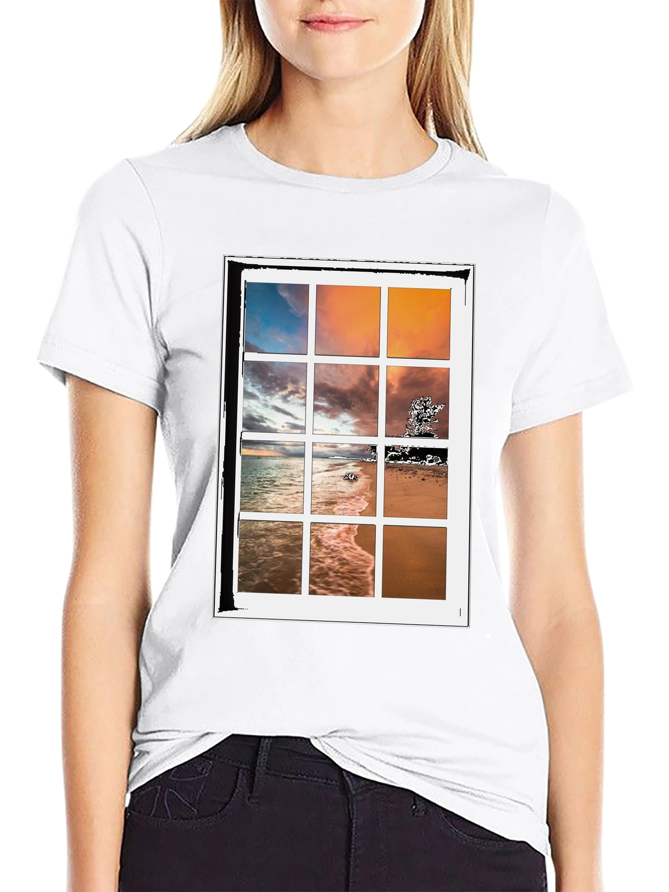 Coastal View T-Shirt: Window to Paradise