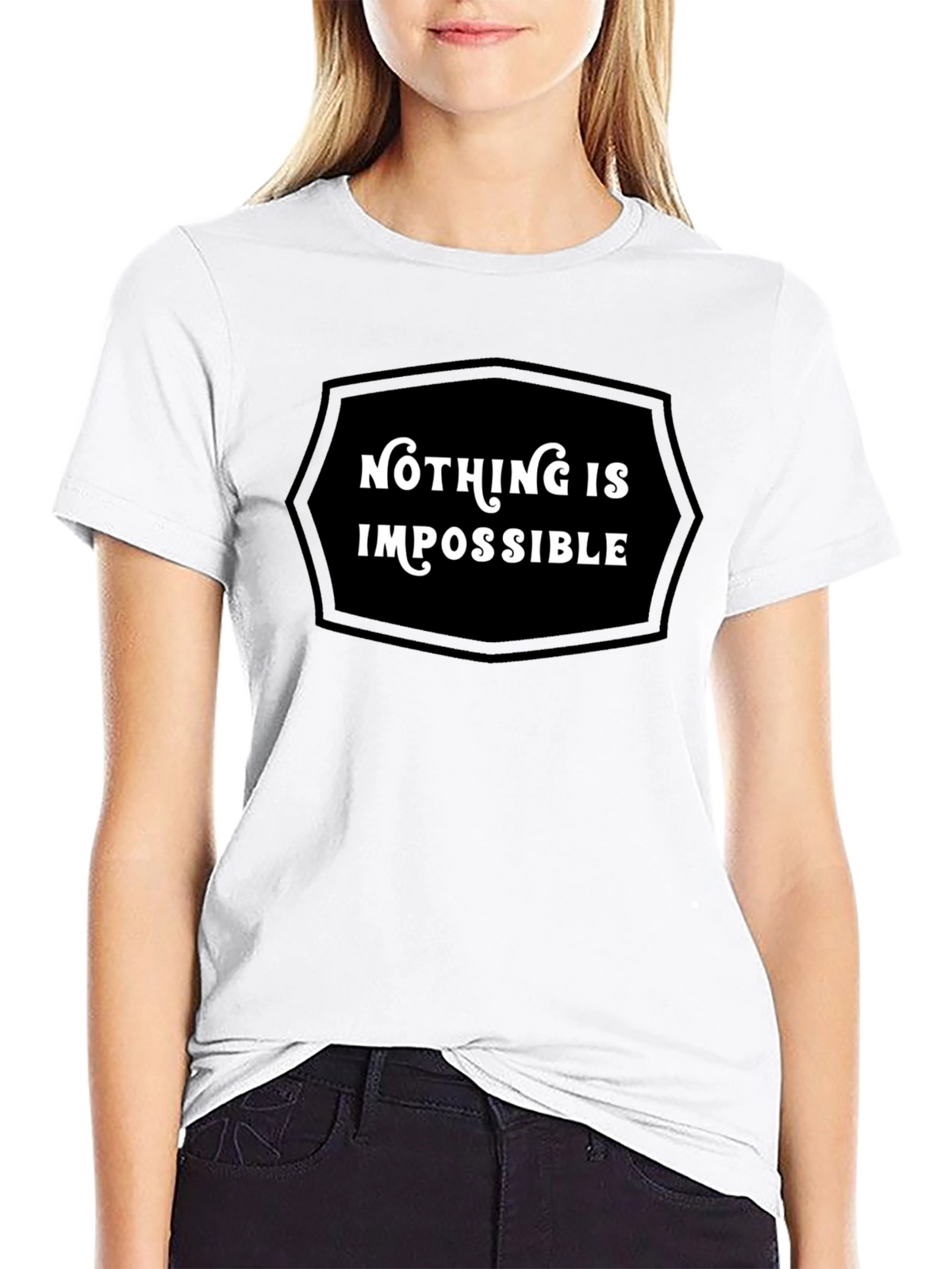 Nothing Is Impossible Graphic Tee - Motivational Shirt