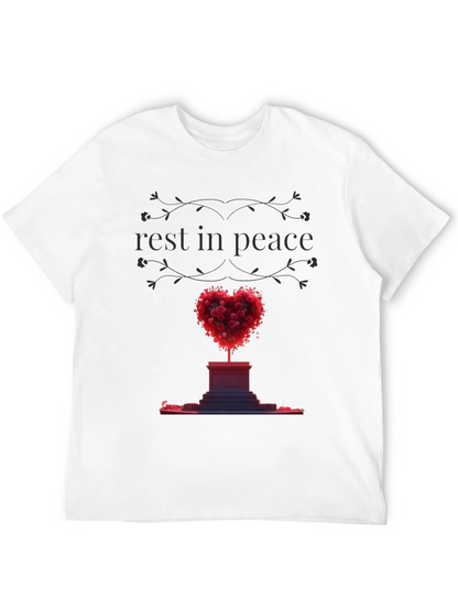 Rest In Peace Heart Memorial T-Shirt
