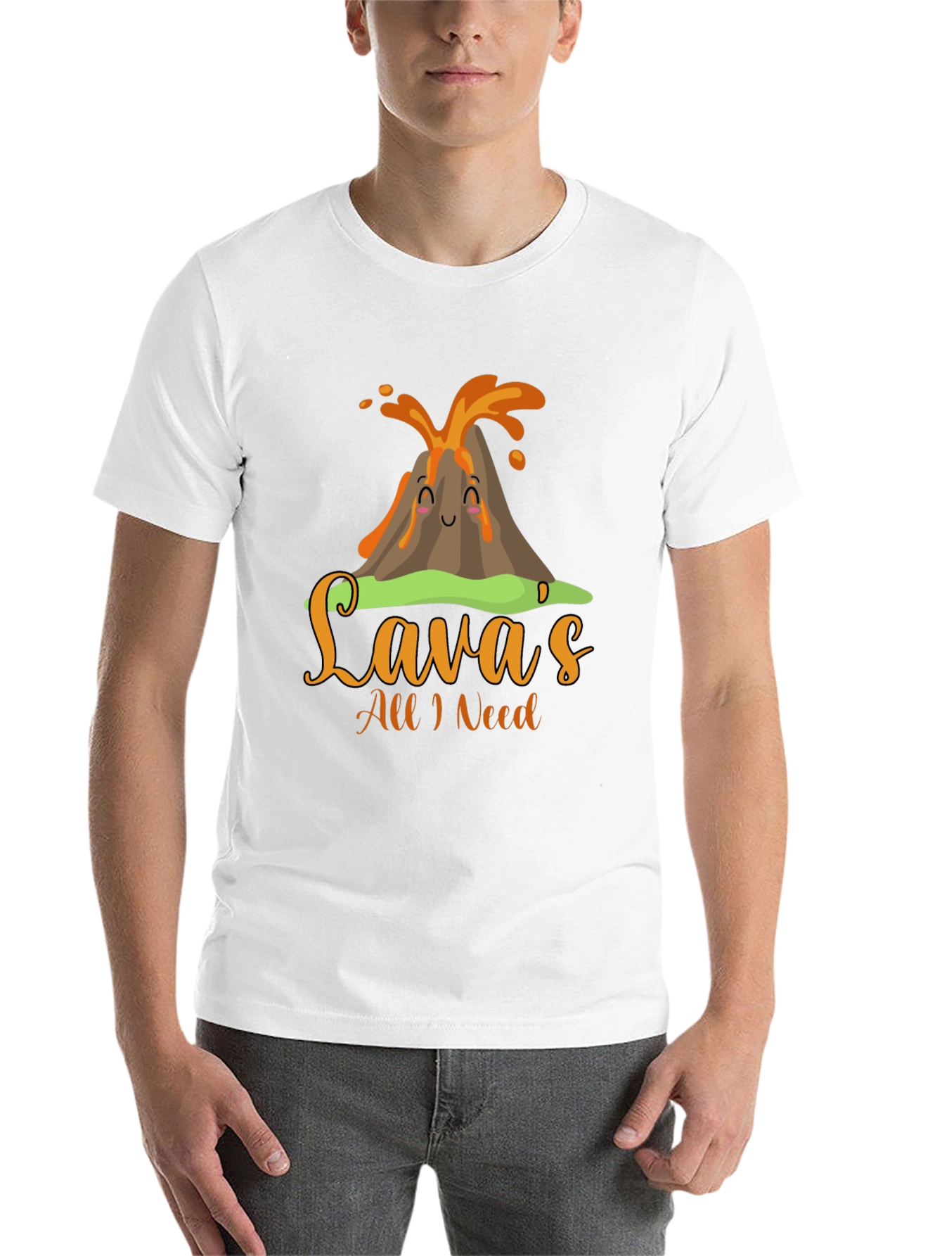 Funny Lavas All I Need Volcano T-Shirt