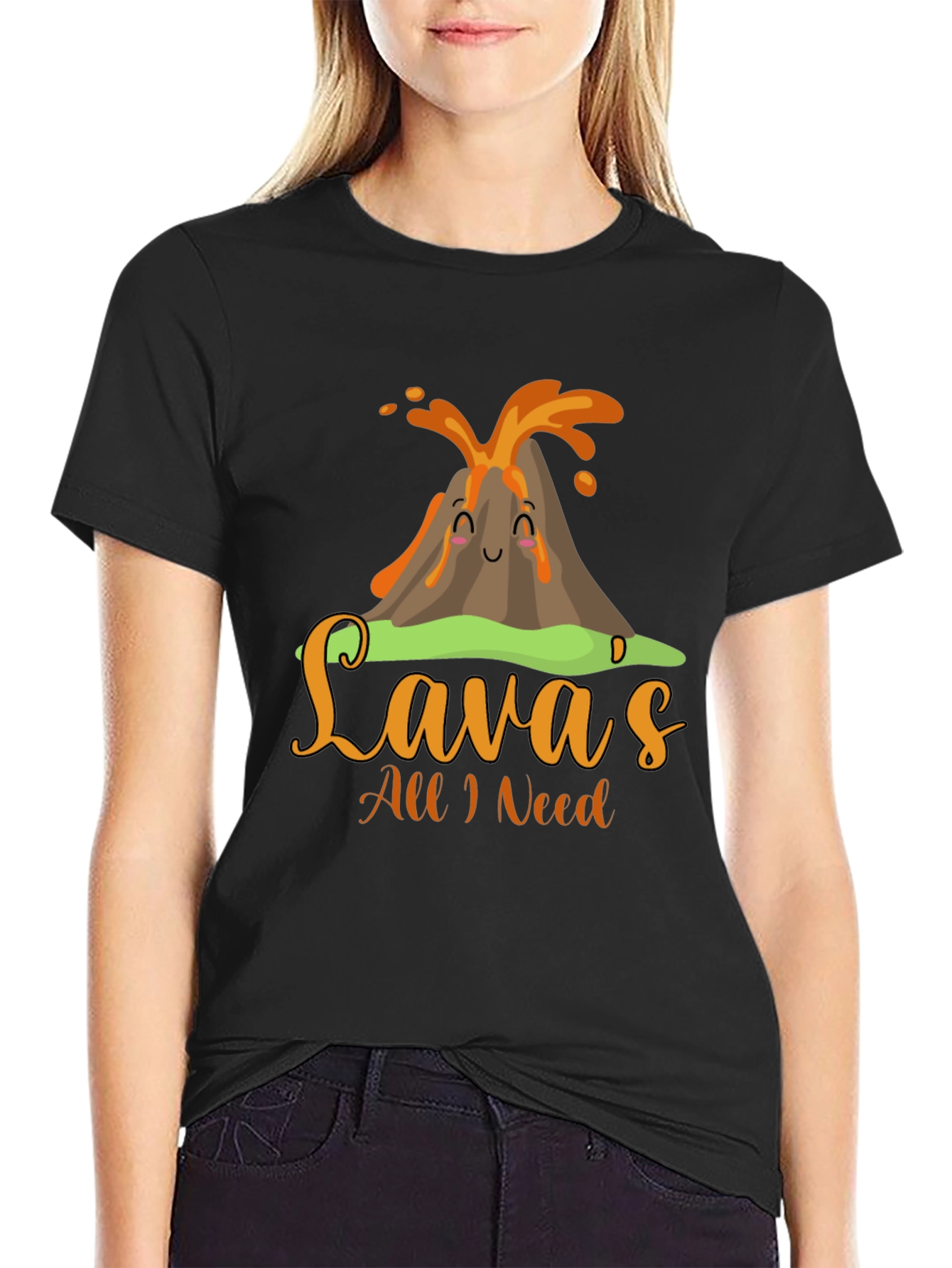 Funny Lavas All I Need Volcano T-Shirt