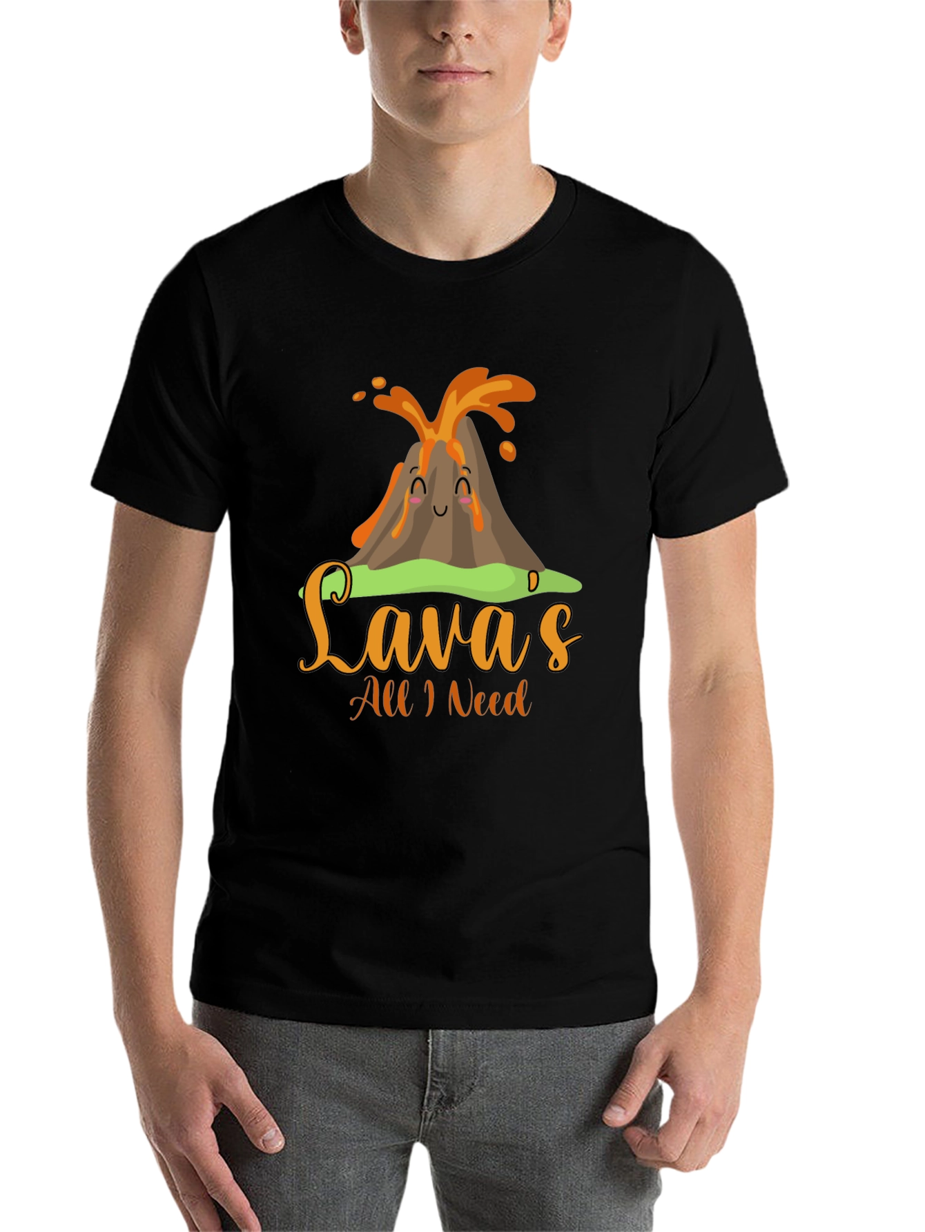 Funny Lavas All I Need Volcano T-Shirt