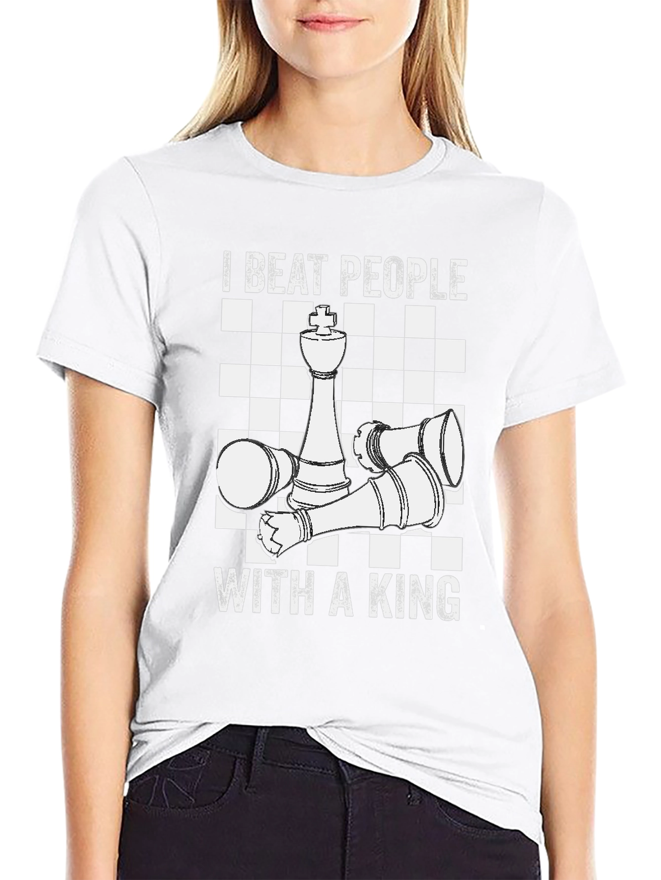 Chess King T-Shirt - I Beat People