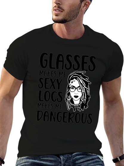 Glasses Makes Me Sexy Locs T-Shirt