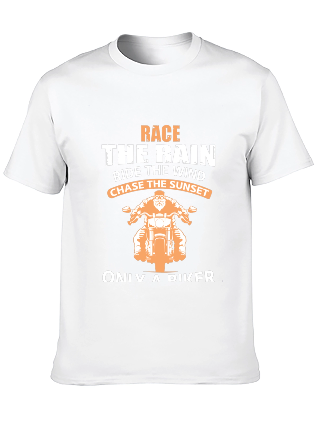 Biker T-Shirt: Race The Rain