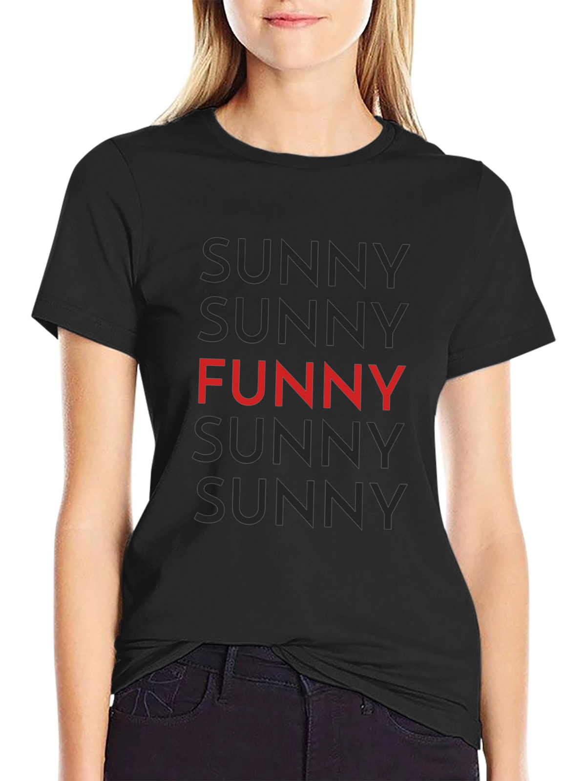Funny Sunny T-Shirt - Unique Graphic Tee