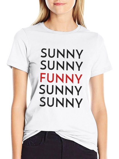 Funny Sunny T-Shirt - Unique Graphic Tee
