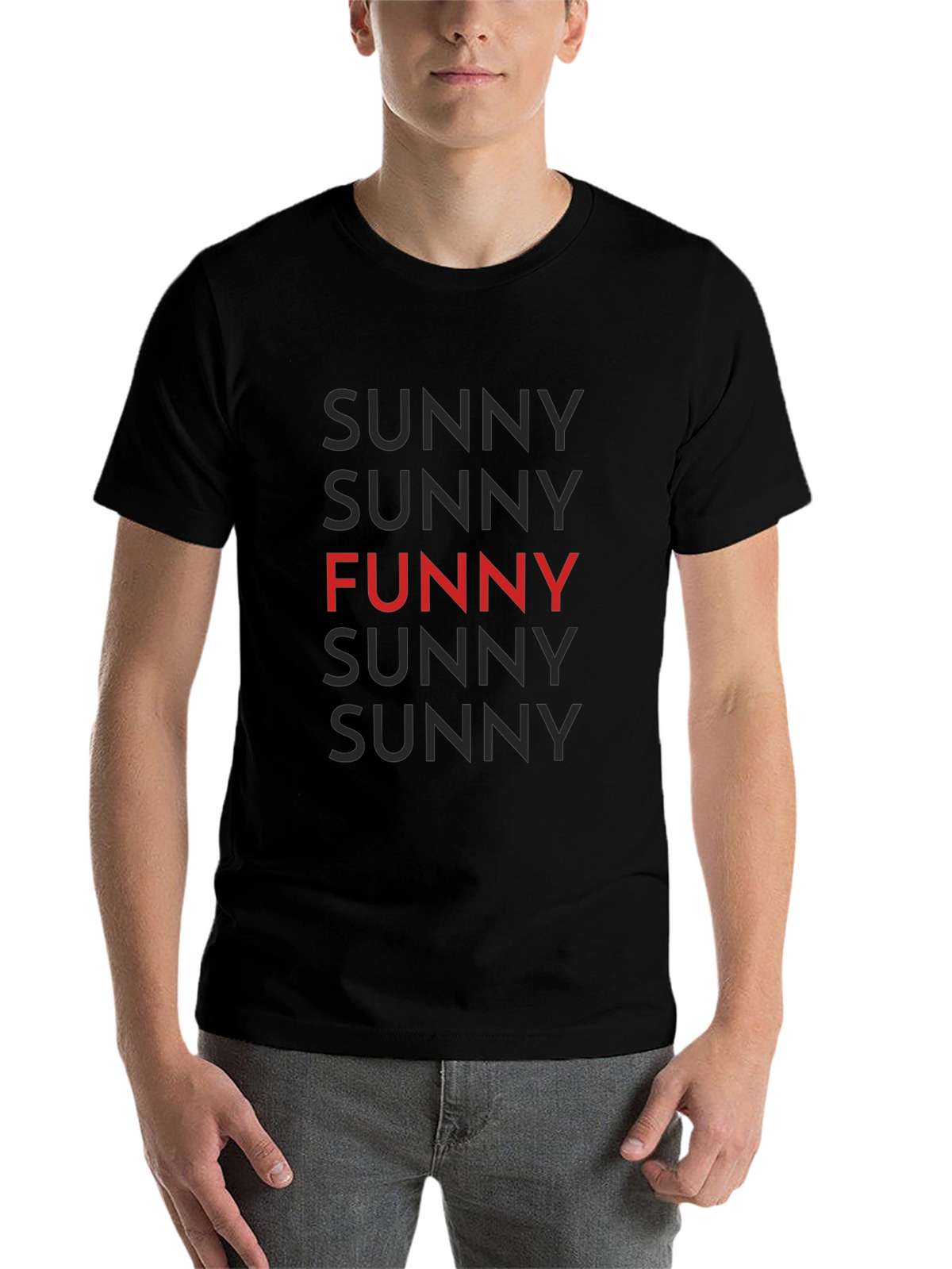 Funny Sunny T-Shirt - Unique Graphic Tee