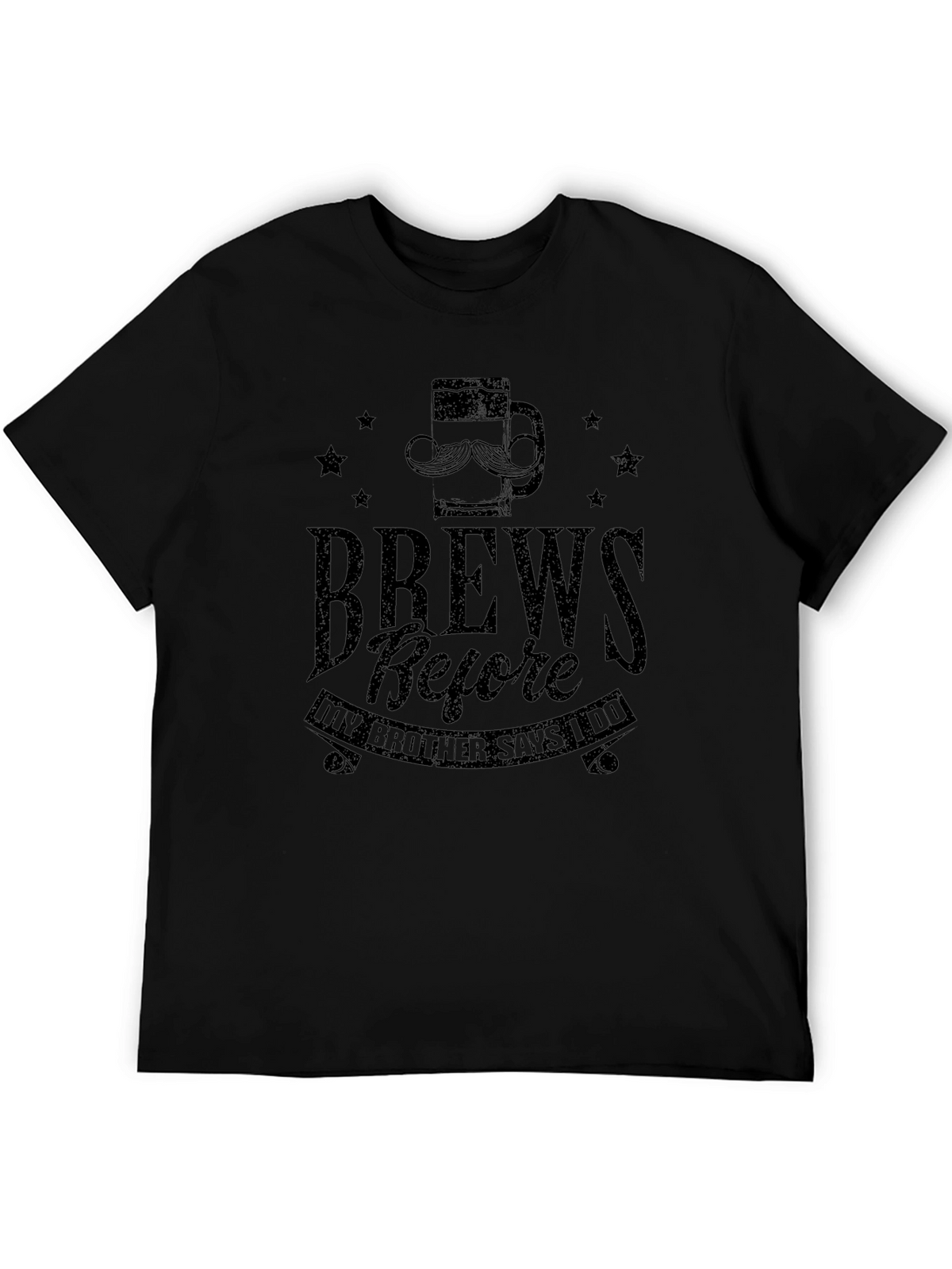 Brew Before I Do Black T-Shirt