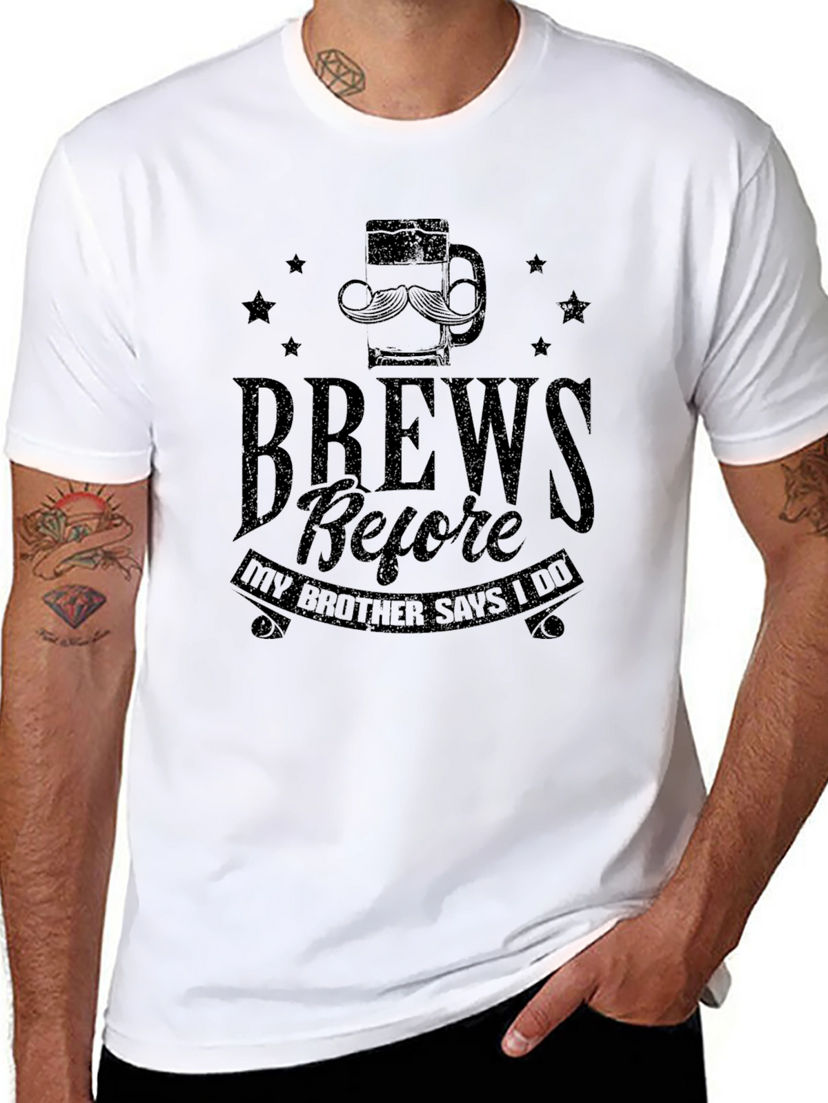 Brew Before I Do Black T-Shirt