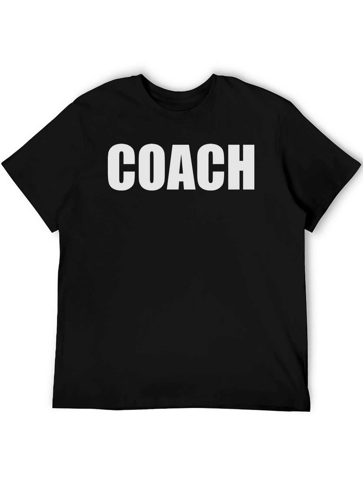 Coach Graphic T-Shirt - Black Crew Neck Tee