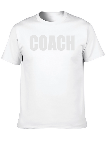 Coach Graphic T-Shirt - Black Crew Neck Tee