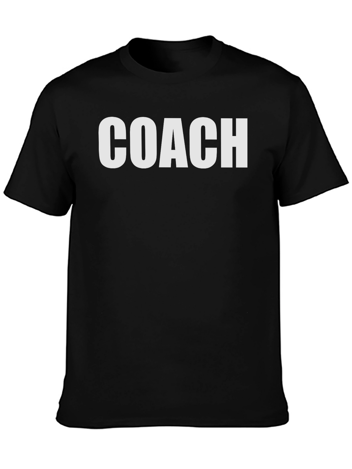 Coach Graphic T-Shirt - Black Crew Neck Tee