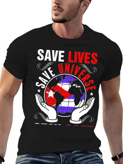 Save Lives Universe Graphic Tee