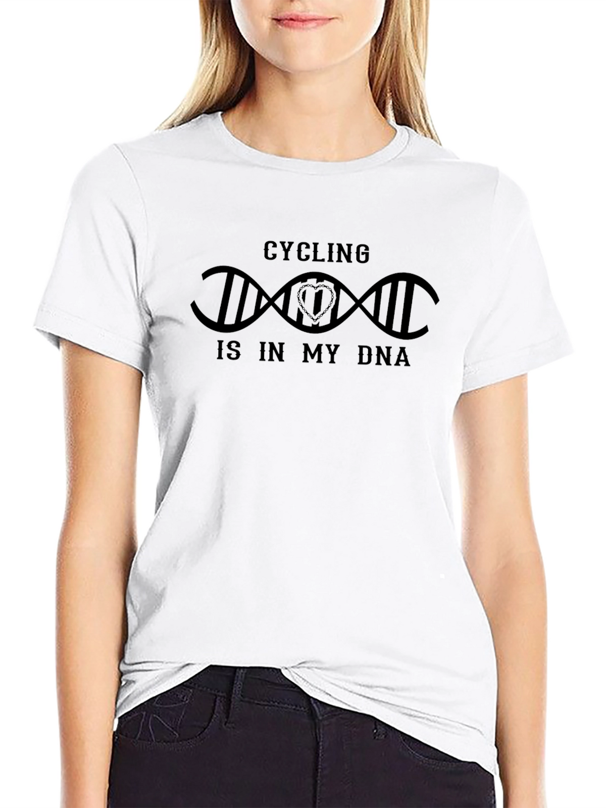 Cycling Is In My DNA T-Shirt - Biker Gift