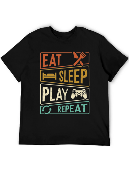 Eat Sleep Play Repeat Gamer T-Shirt