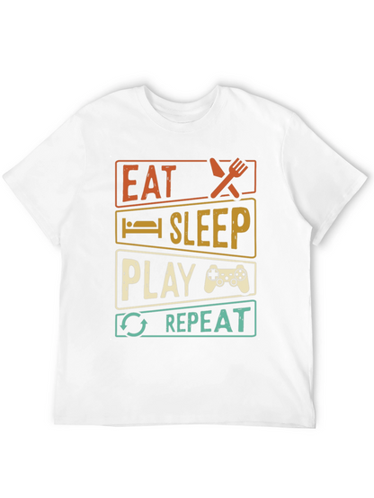 Eat Sleep Play Repeat Gamer T-Shirt