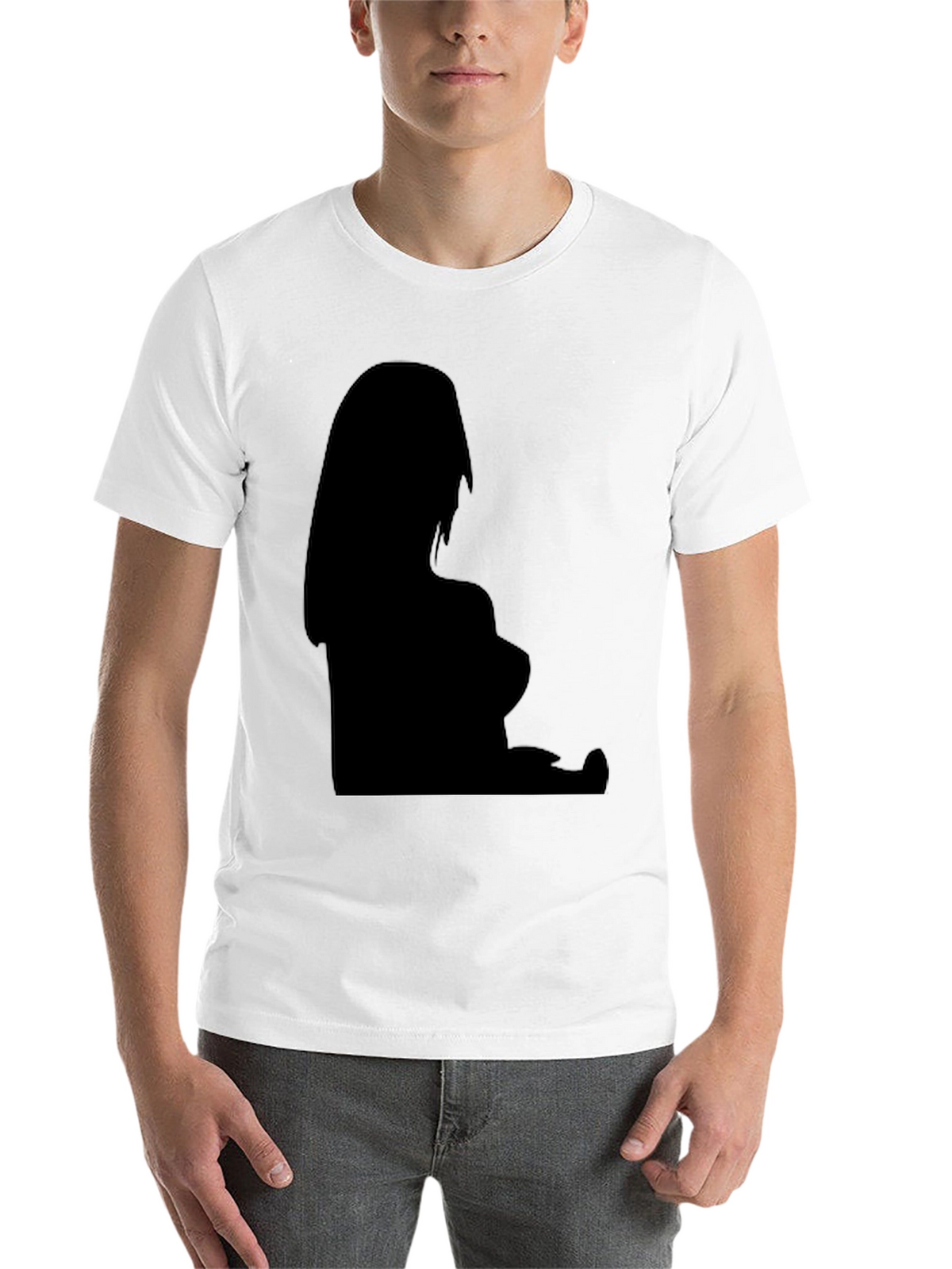 Silhouette Graphic Black T-Shirt