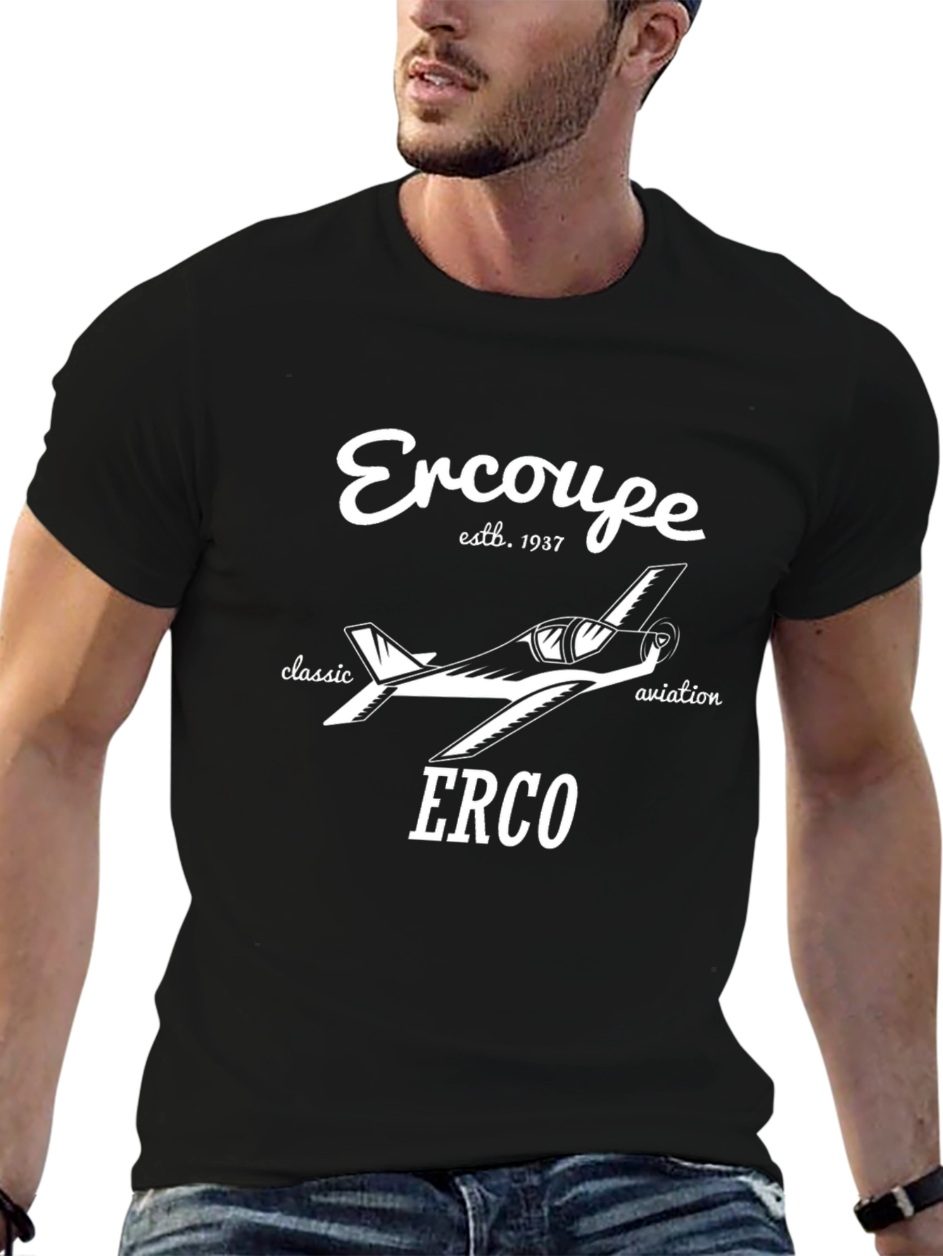Ercoupe Aviation T-Shirt - Classic Airplane Tee