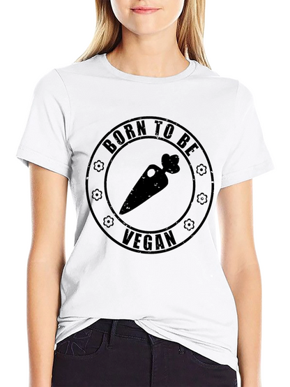 Born to Be Vegan Carrot T-Shirt