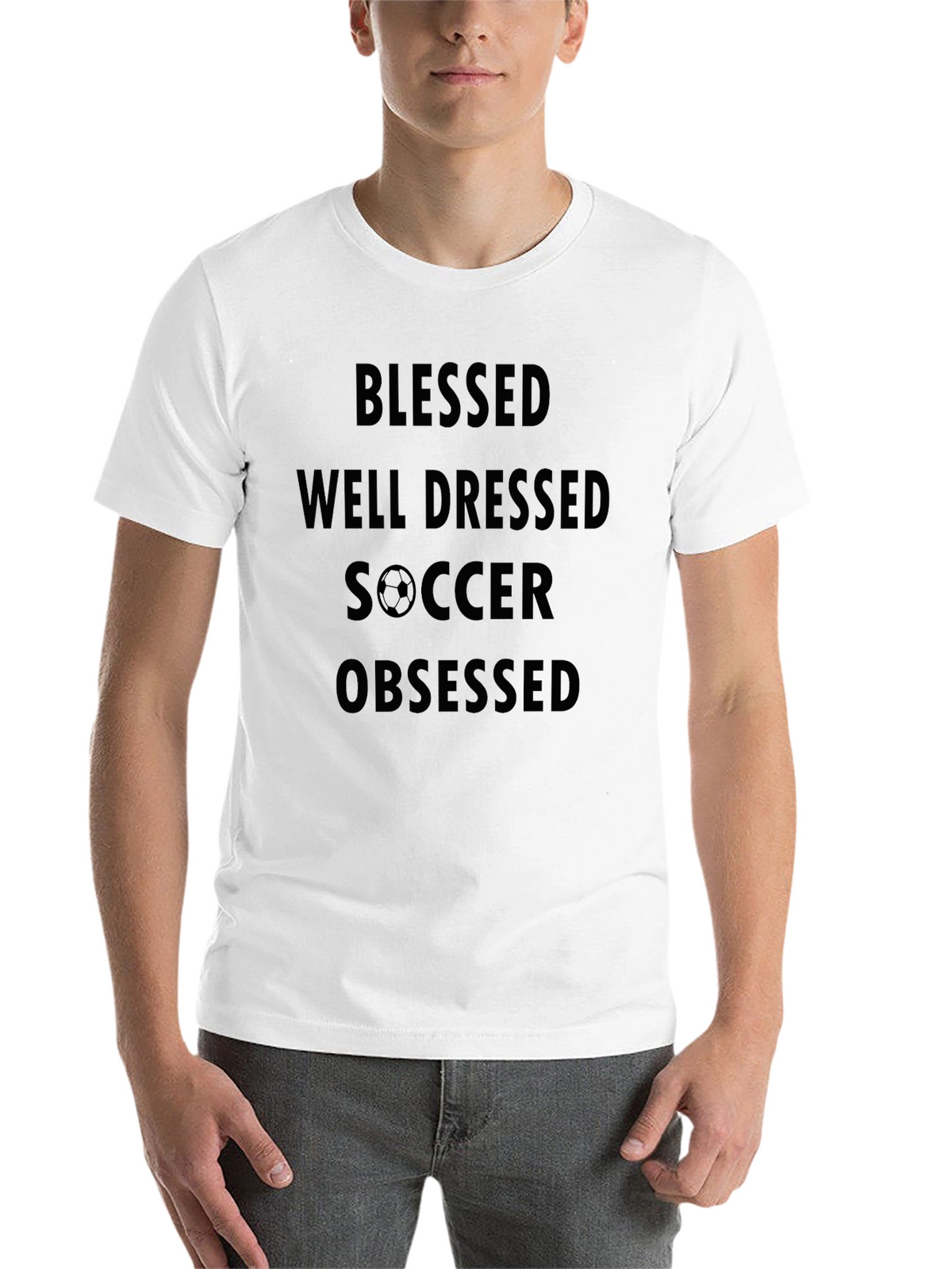 Blessed Well Dressed Soccer Obsessed T-Shirt