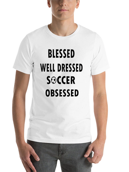 Blessed Well Dressed Soccer Obsessed T-Shirt