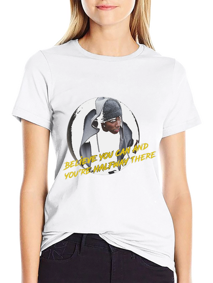 Believe You Can Motivational Black T-Shirt
