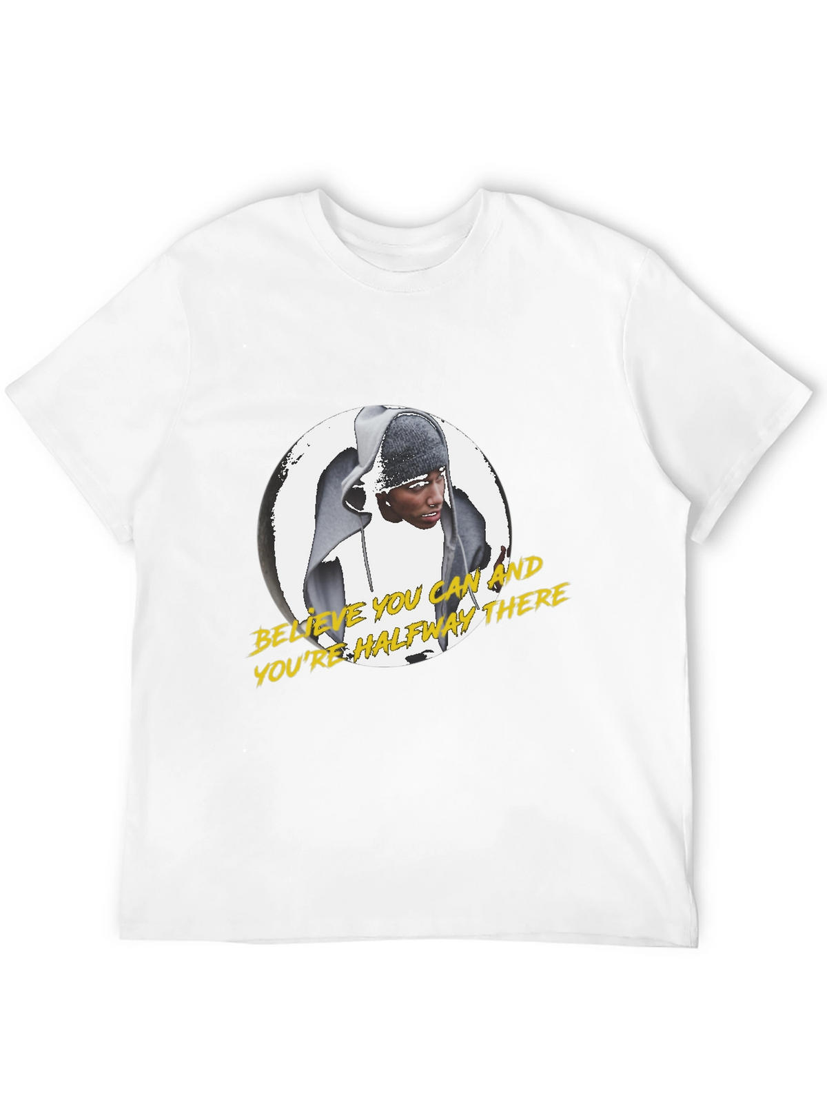 Believe You Can Motivational Black T-Shirt