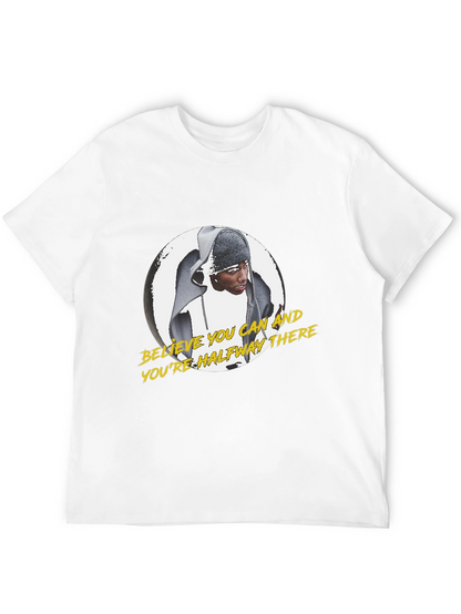 Believe You Can Motivational Black T-Shirt