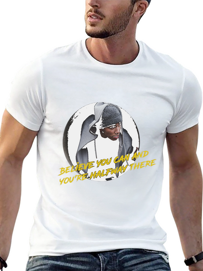 Believe You Can Motivational Black T-Shirt