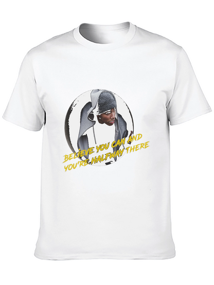 Believe You Can Motivational Black T-Shirt
