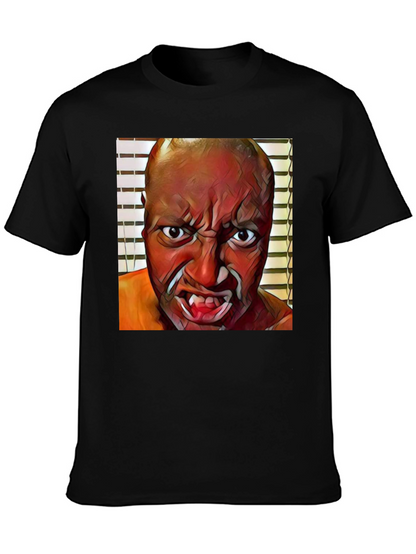 Scary Face Graphic T-Shirt