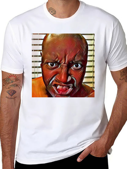 Scary Face Graphic T-Shirt