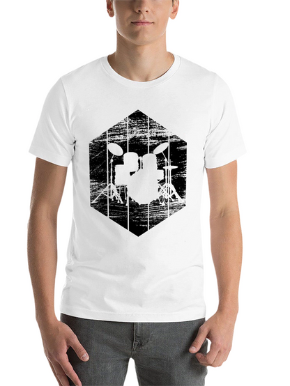 Black Drum Kit Graphic Tee