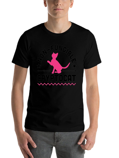 CryptoCat NFT T-Shirt - Non-Fungible Cat Design