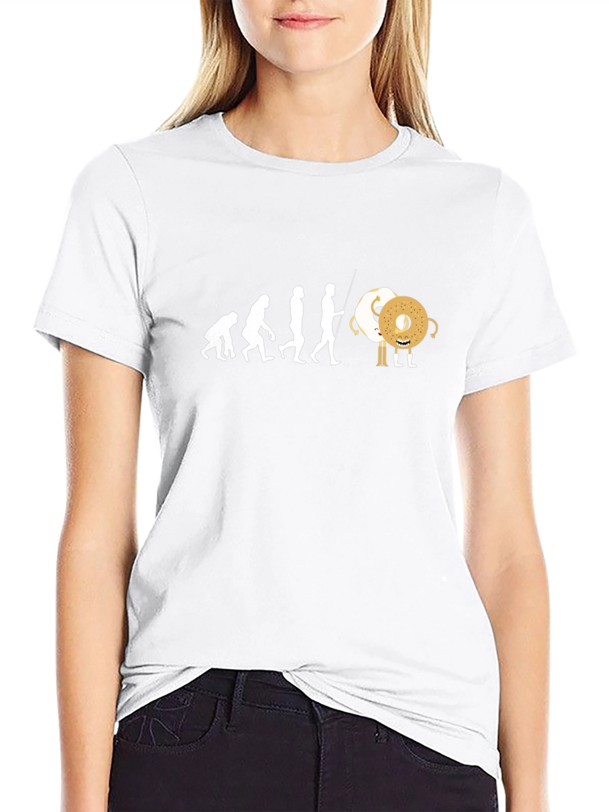 Evolution of Bagels T-Shirt